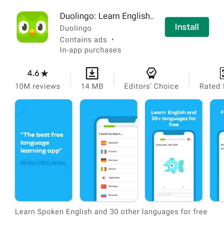 Duolingo: Best learning app for students