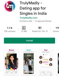 Truly Madly indian dating app