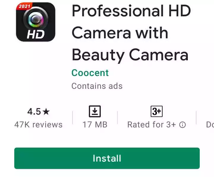Professional HD camera