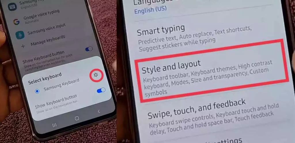 Enabling clipboard on Samsung phones with settings