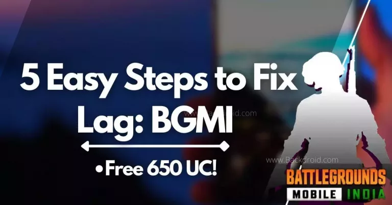 How to fix lag in battleground mobile india (BGMI)