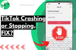 tiktok crashing or stopping thumbnail image with screenshot