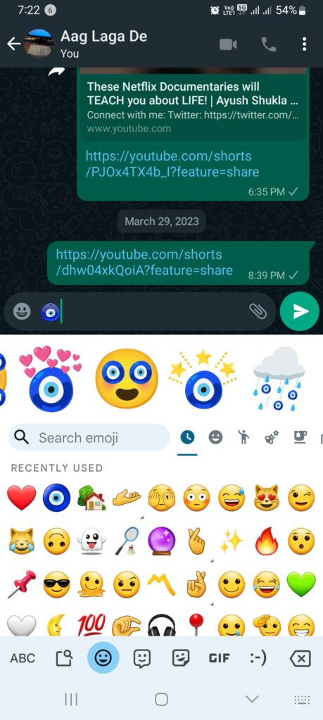 various custom lastest emoji made by google's gboard app