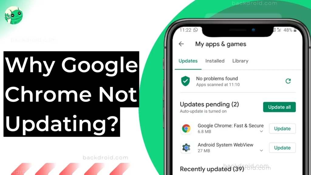 Mengapa Google Chrome tidak memperbarui