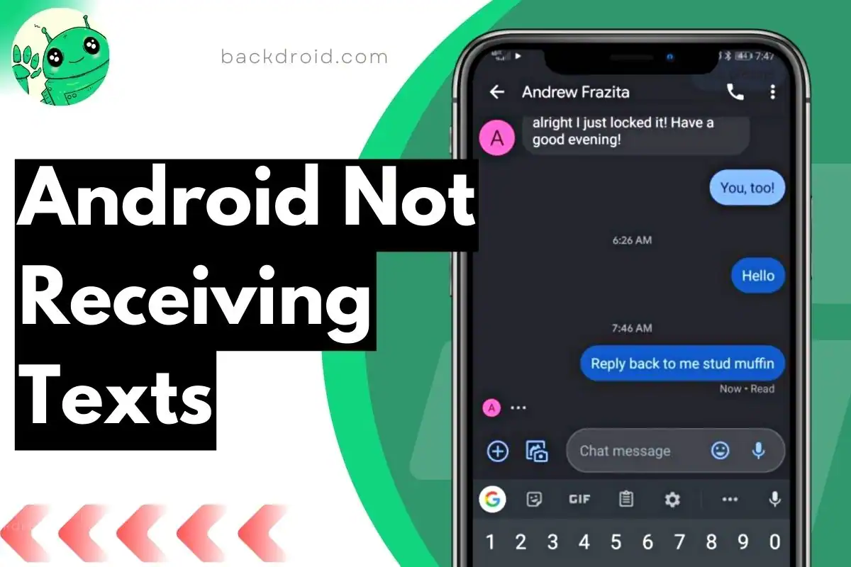 Thumbnail with overlay text Android Not Receiving Texts
